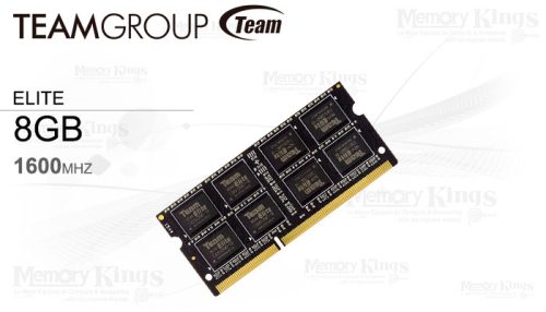MEMORIA SODIMM DDR3 8GB 1600 TEAMGROUP ELITE