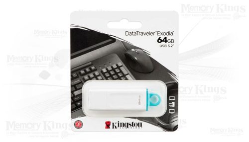 MEMORIA USB 64GB KINGSTON EXODIA WHITE