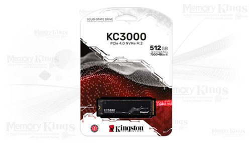 UNIDAD SSD M.2 PCIe 512GB KINGSTON KC3000