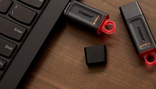 MEMORIA USB 256GB KINGSTON EXODIA RED