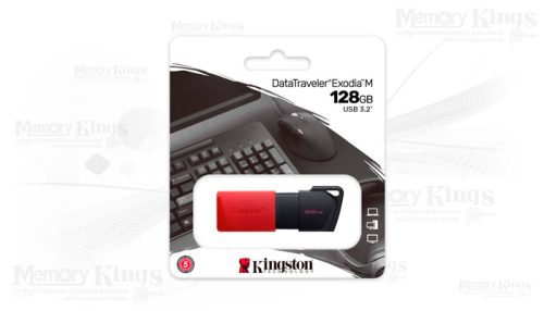 MEMORIA USB 128GB KINGSTON EXODIA M RED