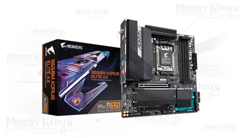 PLACA AM5 GIGABYTE B650M AORUS ELITE AX WIFI D5 mATX
