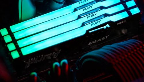 MEMORIA DDR5 32GB 5200 CL40 FURY BEAST RGB BLACK