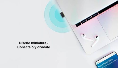 RED Wi-Fi+Bluetooth USB TP-LINK Archer T2UB Nano