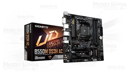 Motherboard Gigabyte B550M DS3H AC (rev. 1.5) Chipset AMD B550, Socket AM4, Micro ATX