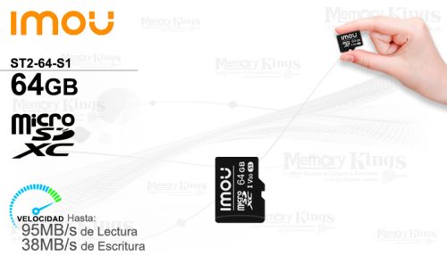 MEMORIA micro SD 64GB IMOU ST2-64-S1