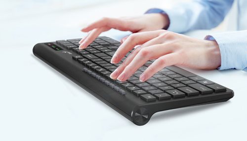 TECLADO GENIUS SLIMSTAR 7230 WIRELESS BLACK