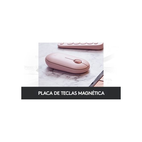 MOUSE LOGITECH PEBBLE M350S ROSE PINK Bluetooth