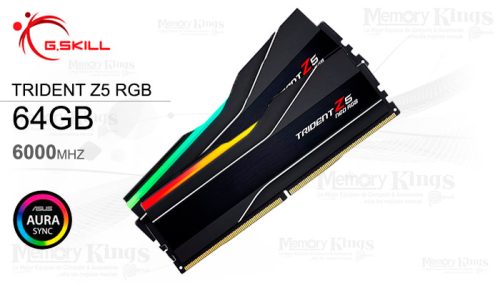 MEMORIA DDR5 64GB 6000 CL30 G.SKILL Trident Z5 Neo (2x32GB) AMD EXPO BLACK