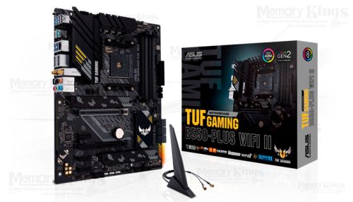 PLACA AMD AM4 ASUS TUF GAMING B550-PLUS WIFI II D4 ATX