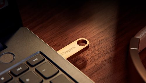 MEMORIA USB 64GB KINGSTON DT SE9 G3 metal gold