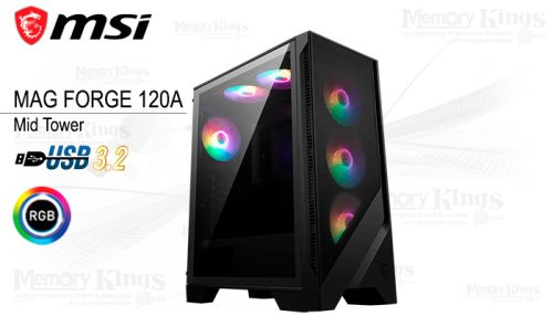 CASE Mid Tower MSI MAG FORGE 120A AIRFLOW ARGB