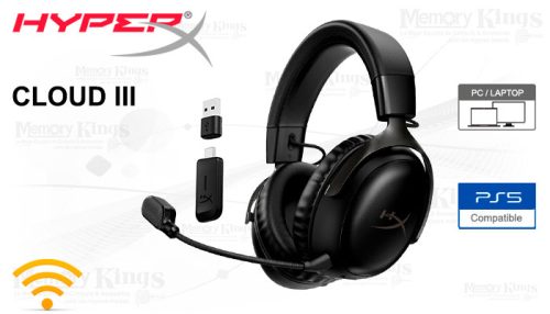 AURICULAR Gaming Wireless HYPERX Cloud III Black