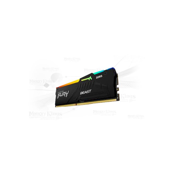 MEMORIA DDR5 16GB 6000 CL36 FURY BEAST RGB BLACK