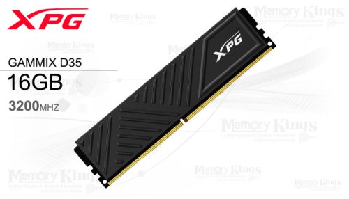 MEMORIA DDR4 16GB 3200 CL16 XPG GAMMIX D35 BLACK