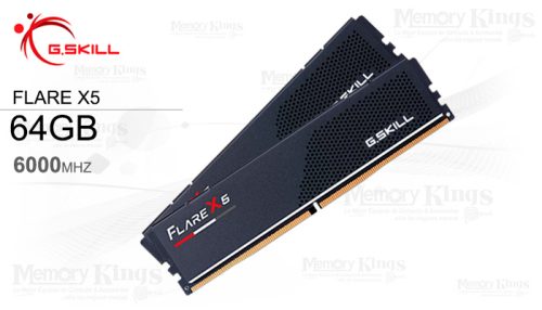 MEMORIA DDR5 64GB 6000 CL36 G.SKILL FLARE X5 (2x32GB) AMD EXPO BLACK