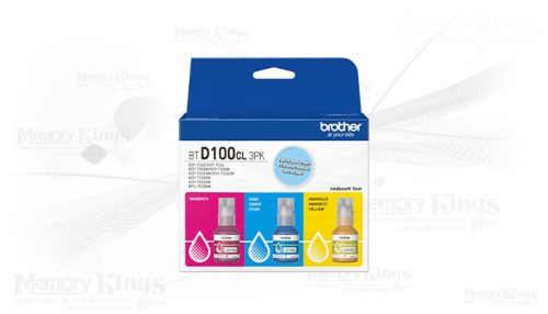 Botella de TINTA BROTHER BTD100CL3PK TANK 7500pgn