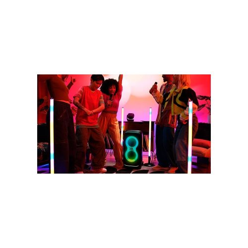 Altavoz JBL Partybox Ac Negro - Barra de luz para fiestas - Sonido potente y vibrante