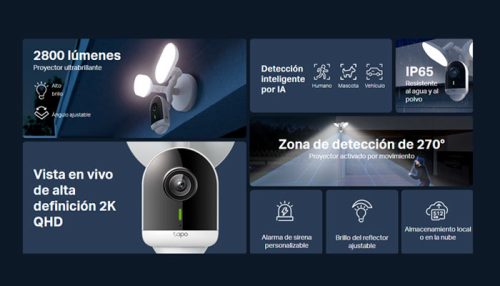 CAMARA CLOUD WIFI TP-LINK TAPO C720 QHD EXTERIORES