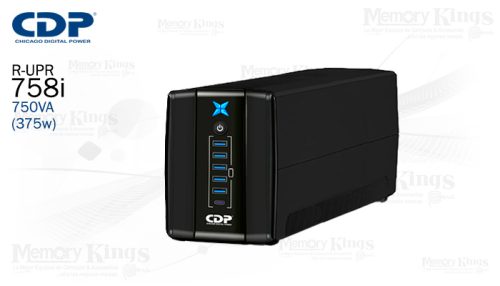 UPS 750VA(375W) CDP R-UPR758I 5-USB interactiva