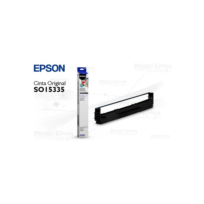 Cinta de tinta original Epson S015335 para impresoras FX-2190 y LQ-2090 - Alta calidad y rendimiento