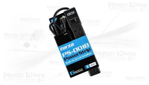 REGLETA FORZA PS-001B con Cable 1-mts 6-Tomas Universal