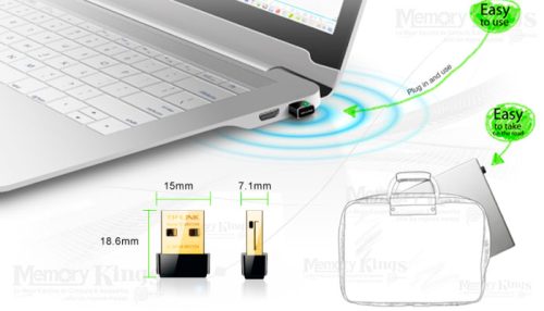 RED Wi-Fi USB TP-LINK TL-WN725N 150MB nano 2.4GHZ