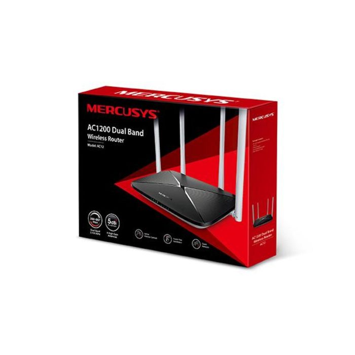 Mercusys AC12 - Enrutador inalámbrico - Wi-Fi 5 - Doble banda