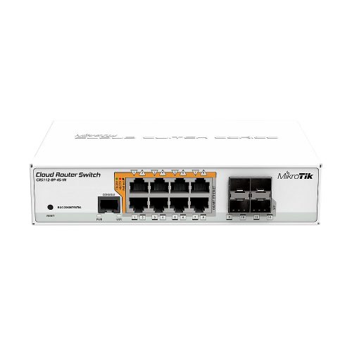 CLOUD ROUTER SWITCH 112-8P-4S-