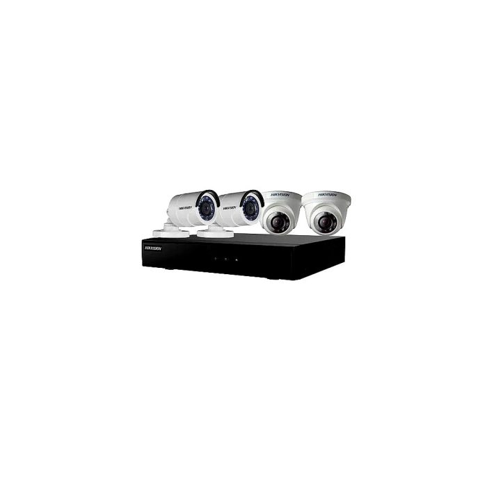 KIT CCTV: 4 CAMERAS + 1 DVR 8C