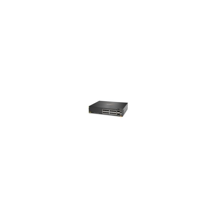 Conmutador HPE Aruba 6200F 24 Puertos PoE, 4 SFP+, 370W, hasta 10 km de apilamiento, alto rendimiento
