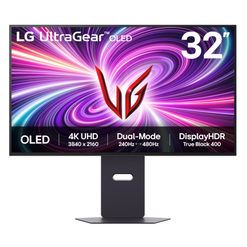 MONITOR LG DUAL MODE 31.5 GAMER OLED 4K TRUE BLACK 400 DP