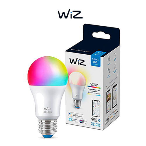 WIZ Wi-Fi BLE 60W A60 E27 922-65 RGB 2PF/6