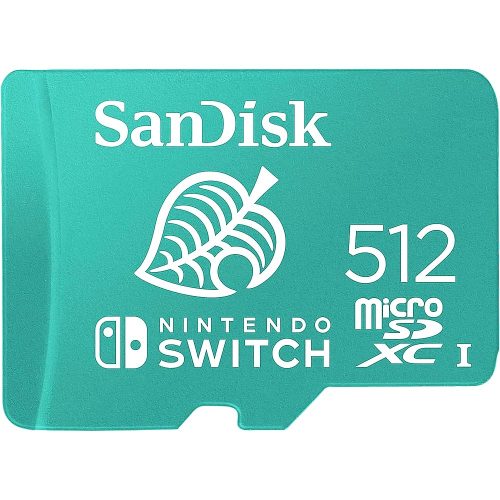 SanDisk Nintendo Switch - Tarjeta de memoria flash - 512 GB - UHS-I U3 / Class10 - microSDXC UHS-I