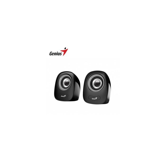 Parlante Genius SP-Q160 6W USB, diseño elegante en gris hierro, sonido potente y compacto