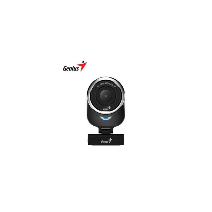 Cámara Genius QCam 6000 FHD 1080p USB negra - óptima para videollamadas y streaming de alta calidad