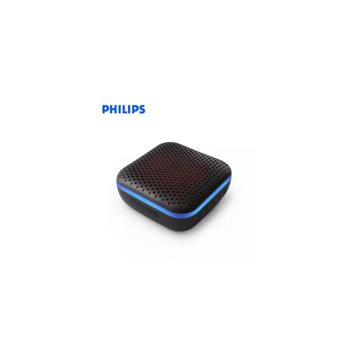 Parlante Philips TAS2505 Bluetooth 10 horas de autonomía, 3W, resistencia IPX7, USB-C, negro
