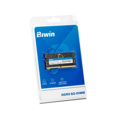 Memoria Biwin SODIMM, 32GB DDR5-5600, 2R*8, CL46, 1.10V, 262 Pin
