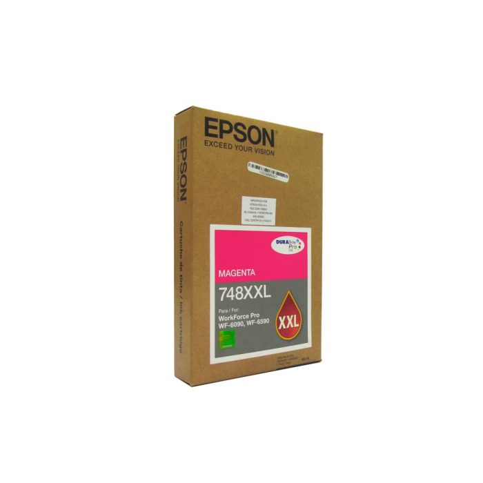 Epson 748XXL - XL - magenta - original - blíster con alarmas de RF/acústica - cartucho de tinta