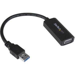 StarTech.com Adaptador USB 3.0 a VGA - con Instalación de Controladores Incorporada - 1920x1200 - USB 3.0 - 1920 x 1200 Supported