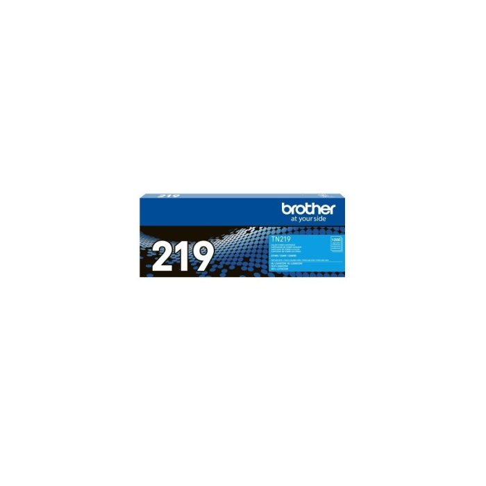 Toner Cyan Brother TN219C - 1200 páginas de calidad profesional para impresoras laser
