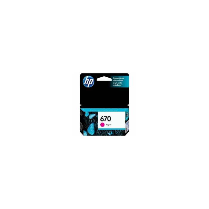 Cartucho de tinta HP 670 Magenta Original - Alta calidad de impresión para tu hogar u oficina