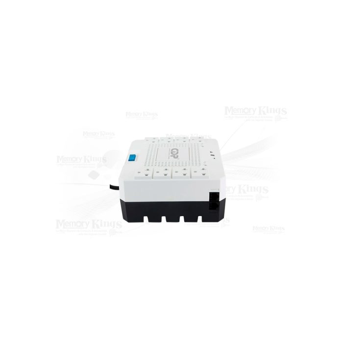 Estabilizador de voltaje 1800VA CDP R-AVR1808i - 8 tomas, compacto y eficiente en color blanco