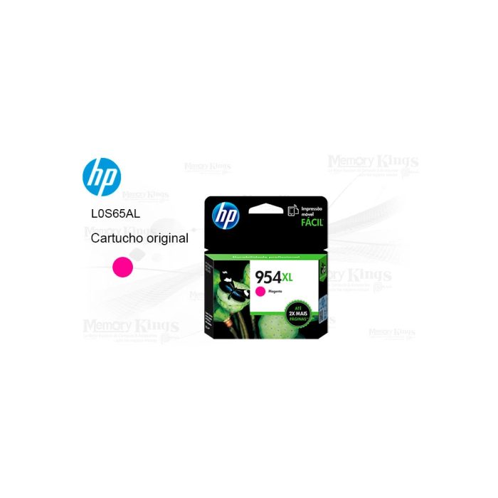 Cartucho de tinta HP 954XL Magenta original de alta capacidad para impresiones vibrantes y duraderas