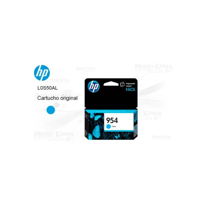 Cartucho de tinta HP 954 en cian - 700 páginas de impresión de alta calidad