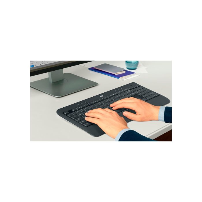 Teclado y mouse inalámbricos Logitech MK540 Advanced - Comodidad y precisión para trabajo y juego