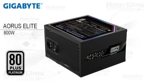 Fuente de alimentación Gigabyte GP-AE850PM PG5, 850W, 80 PLUS Platinum, Formato ATX.