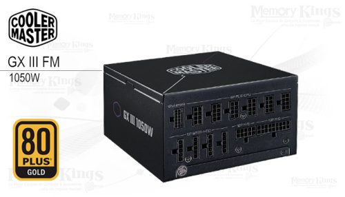 FUENTE 1050W 80plus GOLD COOLER MASTER GX III FM