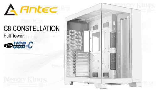 CASE Full Tower ANTEC C8 CONSTELLATION WHITE