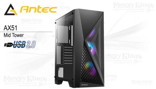 CASE Mid Tower ANTEC AX51 BLACK